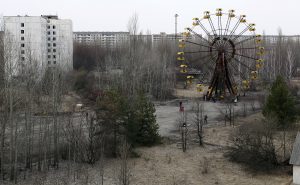 Ciudad fantasma de Prypiat en Ucrania