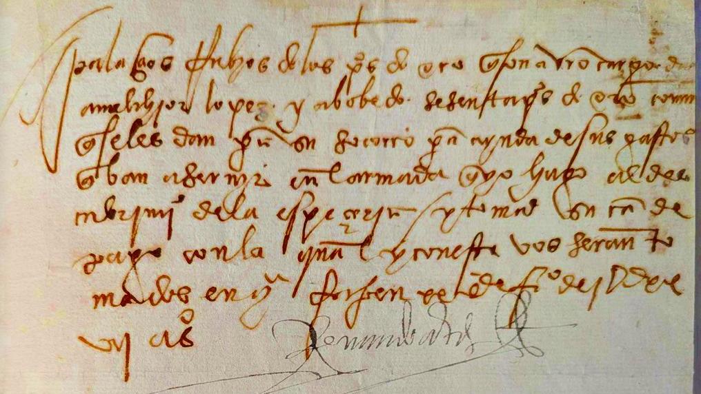 FBI devuelve a México un manuscrito del siglo XVI firmado por Hernán Cortés